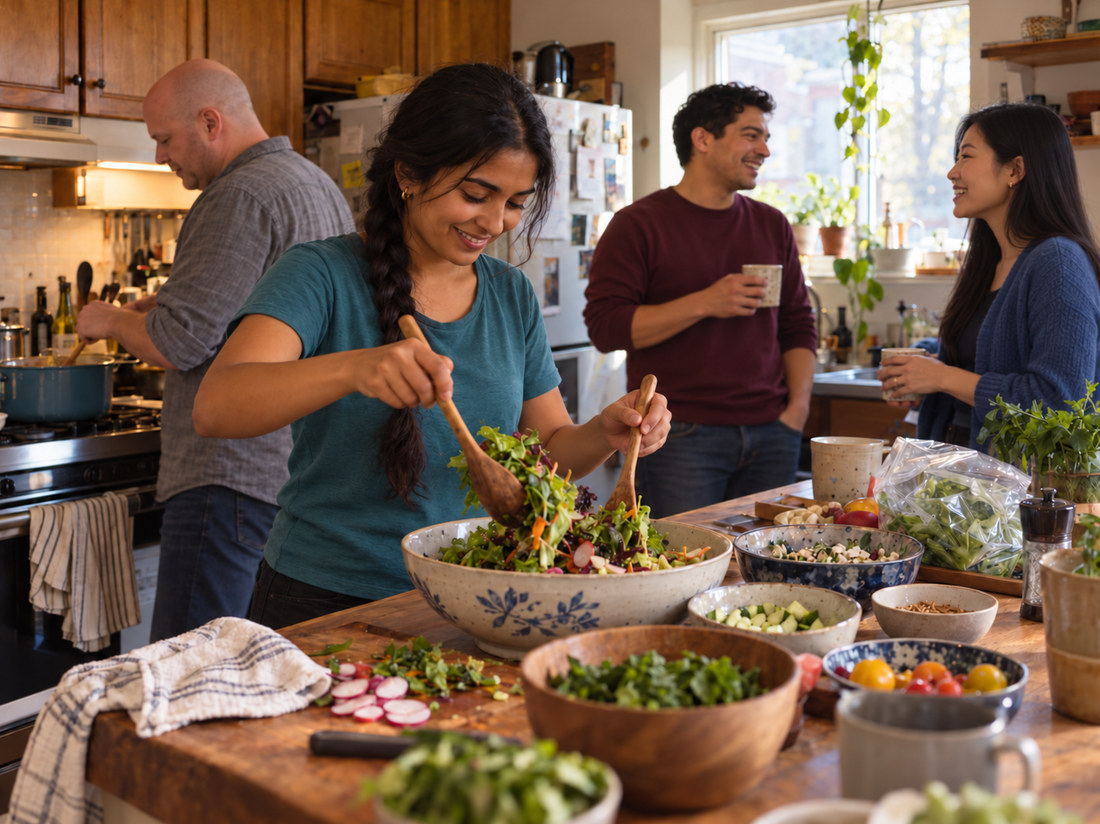 Board games and shared meals