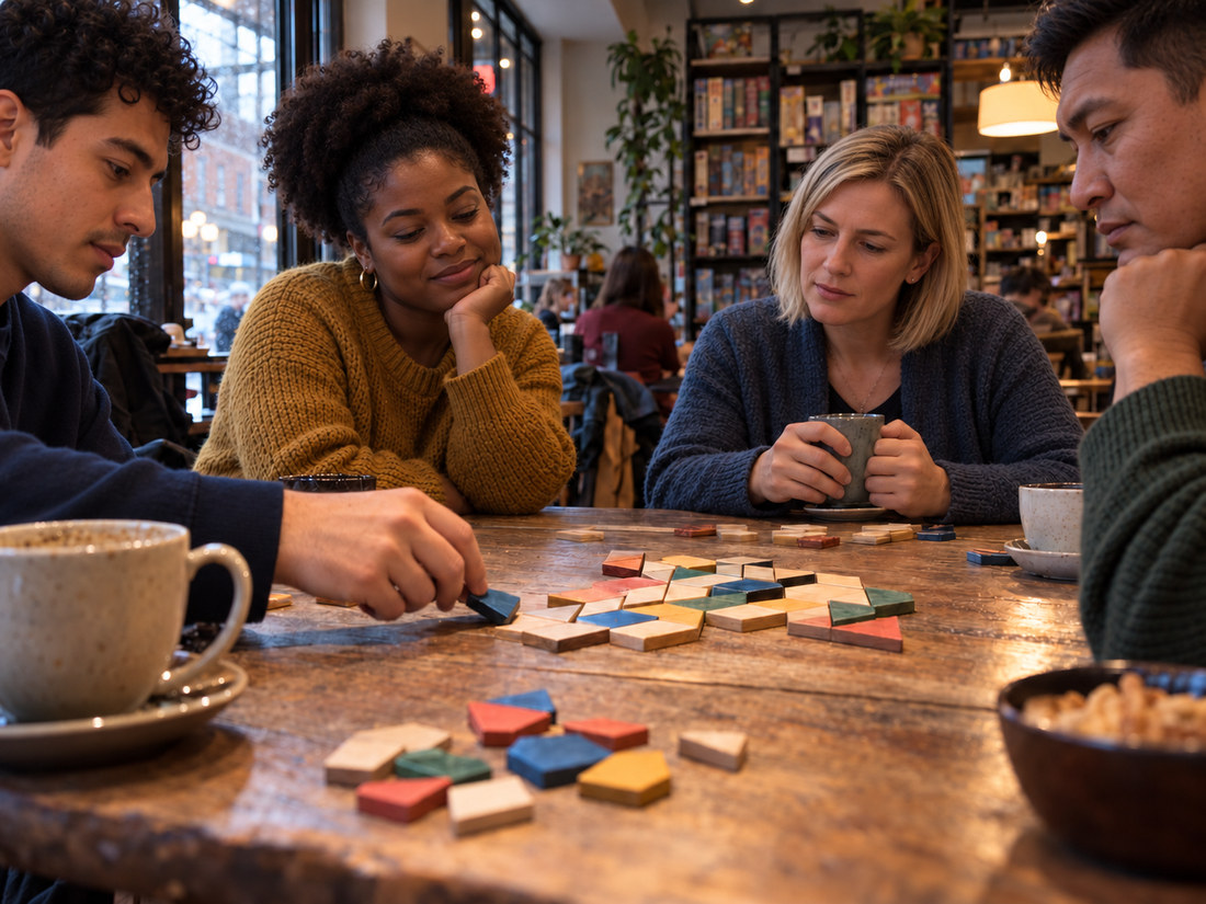 Board games, meals and indoor rain-or-snow alternatives